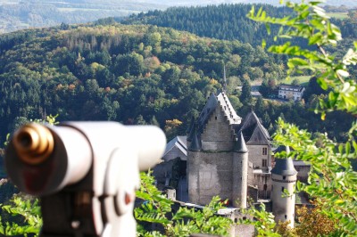 Chateau Vianden du télésiège © SI Vianden